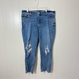 Express Ladies  90s Ankle Boot Mid Rise Jeans Size 16R